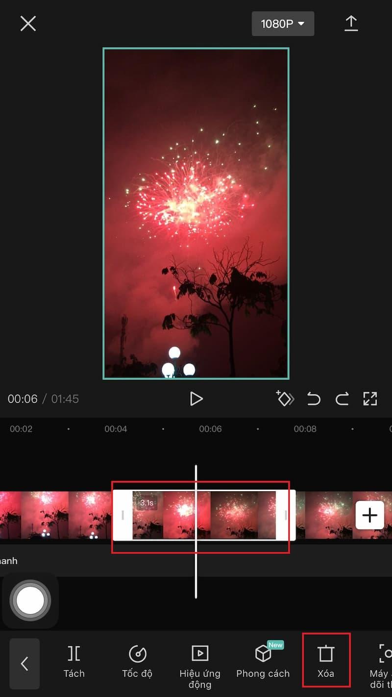Xóa bỏ một số đoạn video