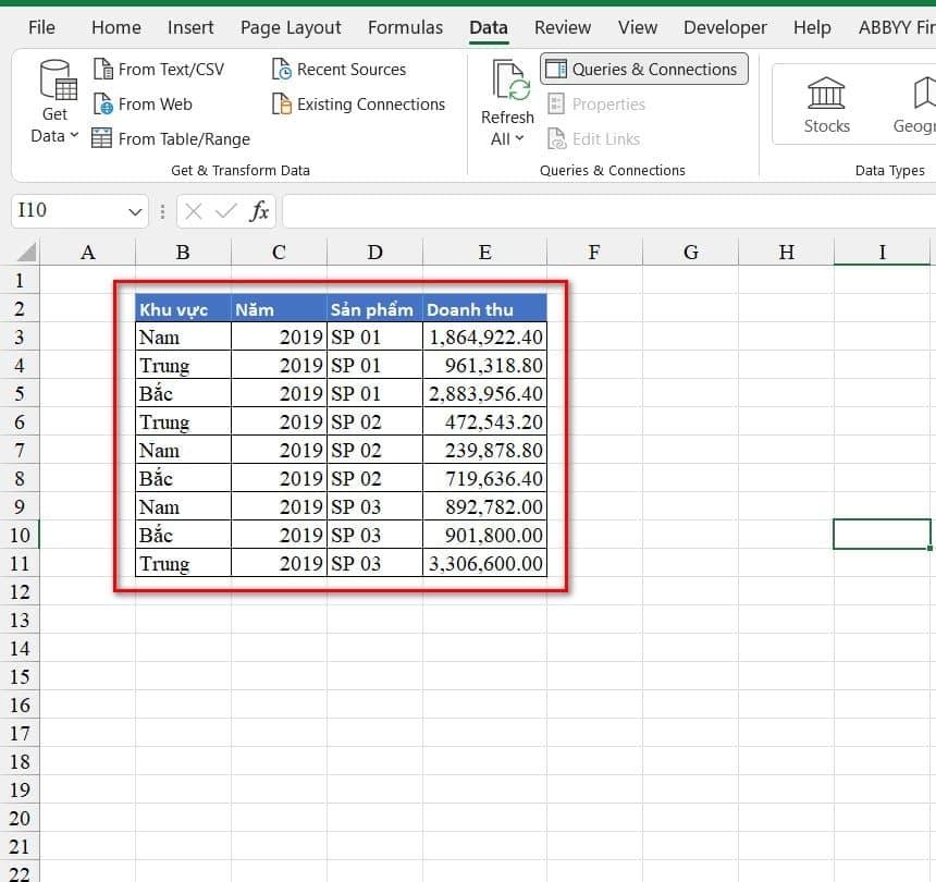 Xóa dữ liệu trùng trong Excel