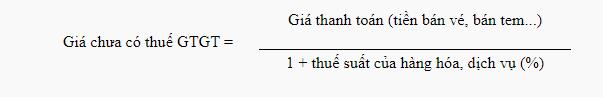 Xác định thời điểm và giá trị tính thuế Giá trị gia tăng