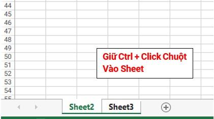Cách ẩn nhiều sheet trong Excel 1