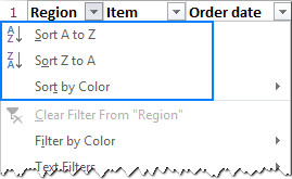 Hướng dẫn cách sử dụng bộ lọc dữ liệu Filter trong Excel