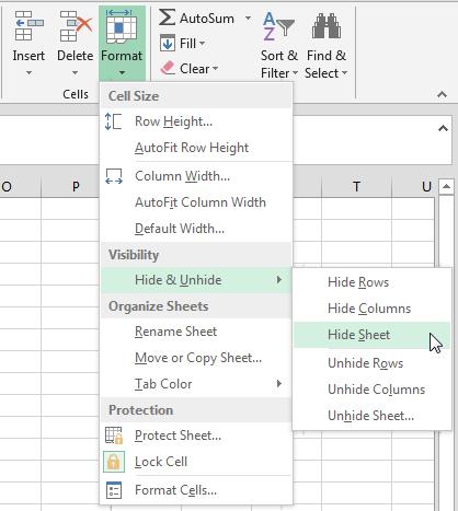 Hướng dẫn ẩn hoặc hiện thanh chứa danh sách các trang tính trong Excel