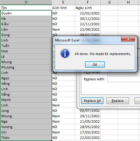 Các bước để tạo danh sách quản lý dễ dàng nhất trong Excel