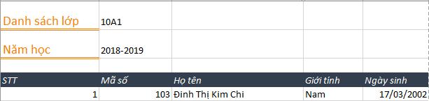 Các bước để tạo danh sách quản lý dễ dàng nhất trong Excel