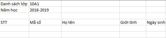 Các bước để tạo danh sách quản lý dễ dàng nhất trong Excel