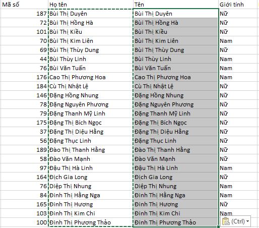 Các bước để tạo danh sách quản lý dễ dàng nhất trong Excel