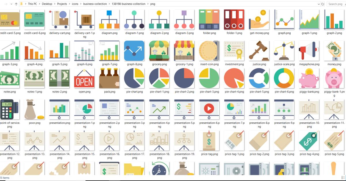 1000 biểu tượng icons dùng cho báo cáo Excel hoặc PowerPoint 3