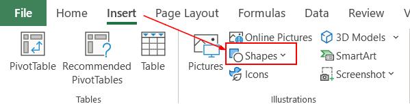 Hướng dẫn cách cố định Shapes trong Excel theo đúng ý muốn