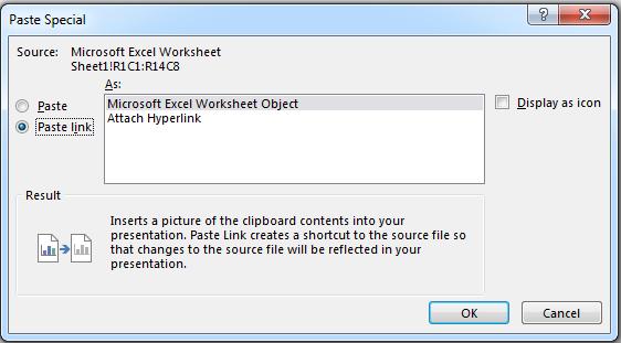 Hướng dẫn cách chèn bảng tính Excel vào trong PowerPoint