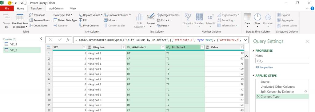 Chuẩn hoá dữ liệu đơn giản trên Excel bằng Power Query