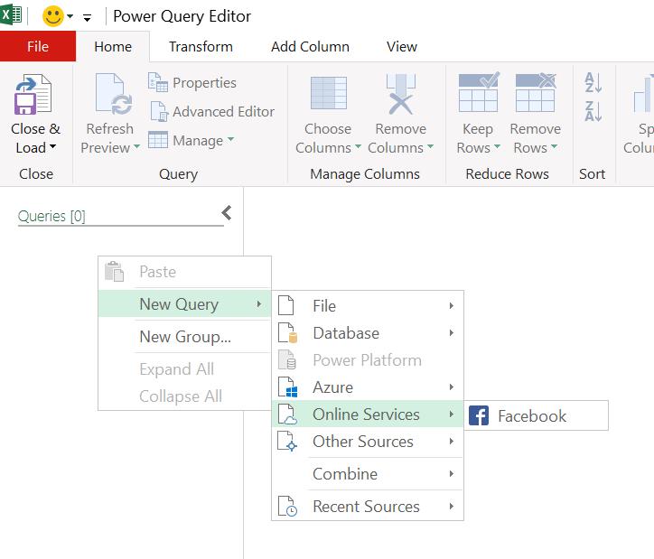 Lấy dữ liệu trên trang Facebook cá nhân vào Excel với Power Query