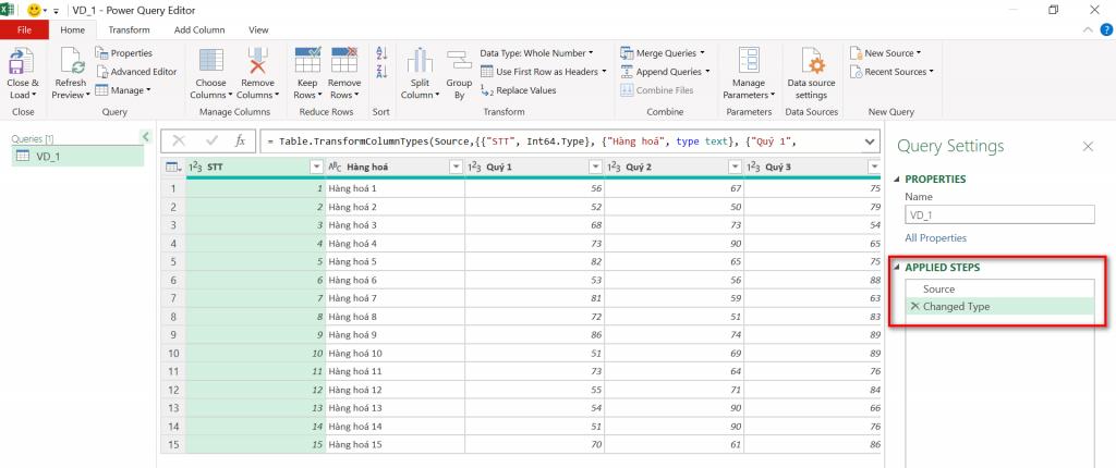Chuẩn hoá dữ liệu đơn giản trên Excel bằng Power Query