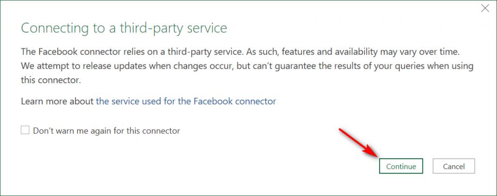 Lấy dữ liệu trên trang Facebook cá nhân vào Excel với Power Query