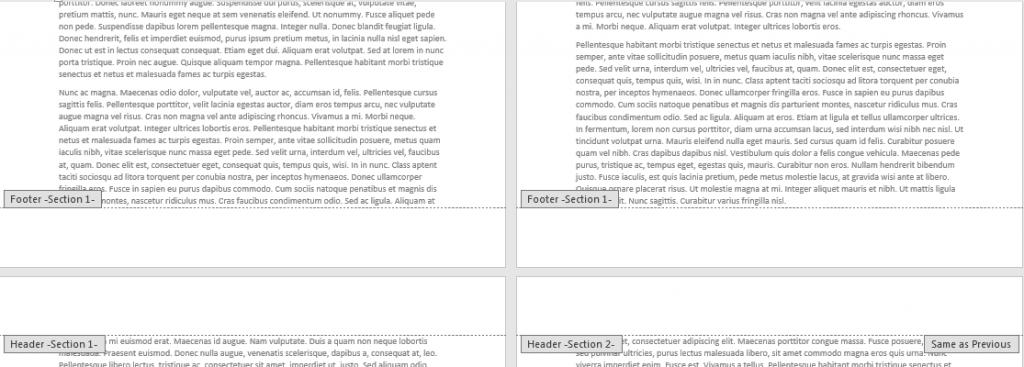 Cách đánh số trang từ trang bất kì 2