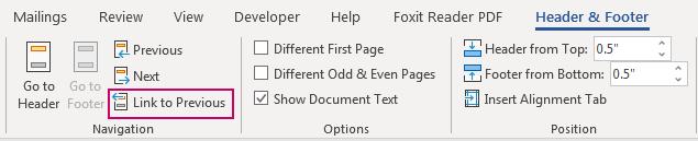 Cách đánh số trang từ trang bất kì 3