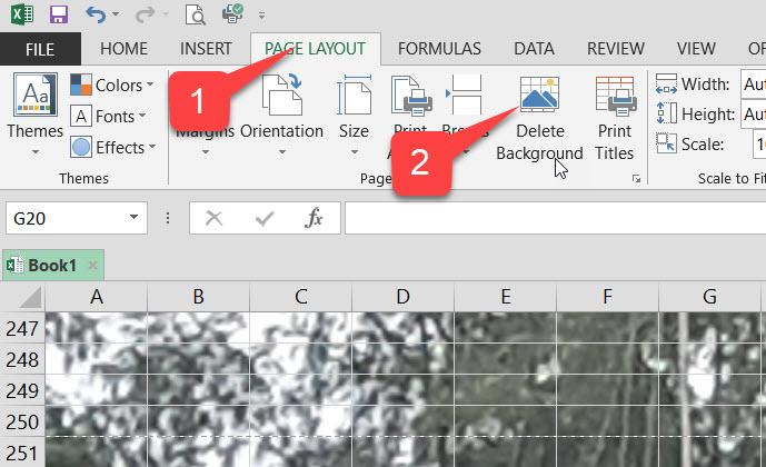 HƯỚNG DẪN CÁCH CHÈN, THAY ĐỔI HÌNH NỀN, BACKGROUND TRONG EXCEL