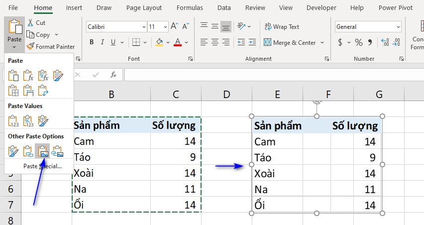 cách chụp màn hình trong excel