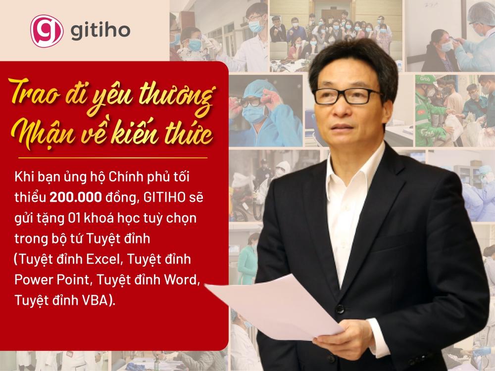 “Trao đi yêu thương - Nhận về kiến thức”: Gitiho Việt Nam chung tay cùng Chính phủ đẩy lùi đại dịch Covid-19
