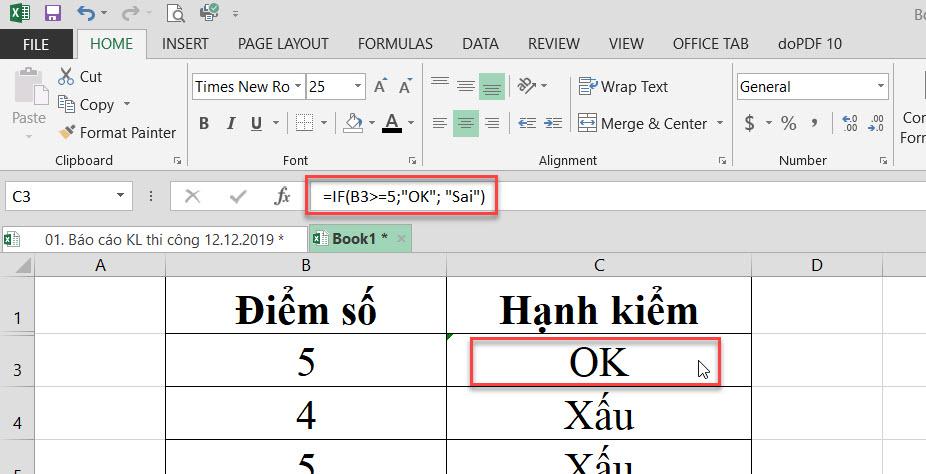 CÁCH SỬ DỤNG HÀM IF VỚI ĐIỀU KIỆN NGÀY THÁNG, CHỮ TRONG EXCEL