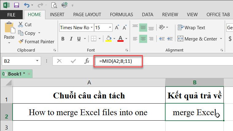 Cách dùng hàm Mid trong Excel kèm ví dụ cụ thể