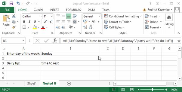 Hướng dẫn về hàm logic trong Excel: IF, AND, OR, IF lồng và NOT
