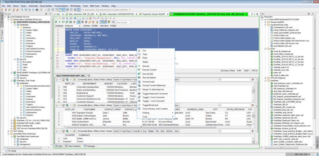 SQL kết hợp các công cụ khác