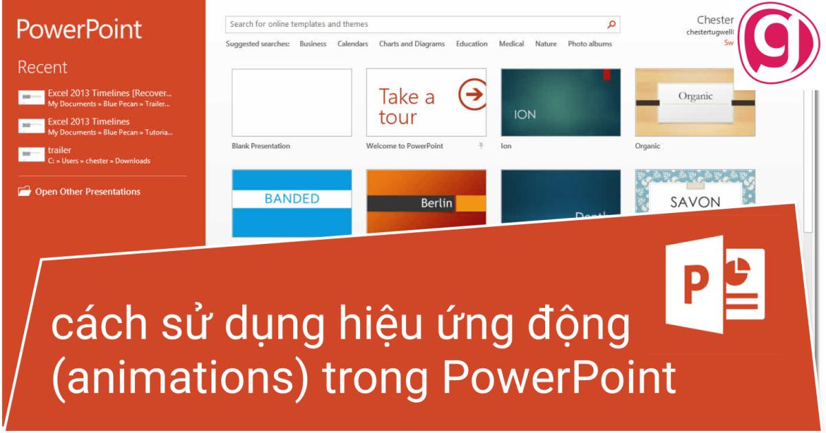 Hướng dẫn cách sử dụng hiệu ứng động (animations) trong PowerPoint
