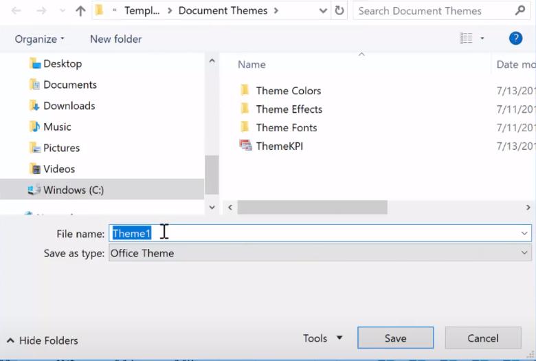 Hướng dẫn Excel cơ bản về cách cài theme mặc định