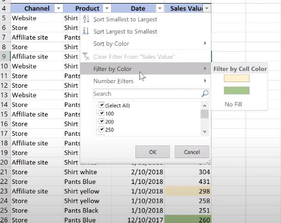 Hướng dẫn cách dùng bộ lọc Filter trong Excel cơ bản - phần 2