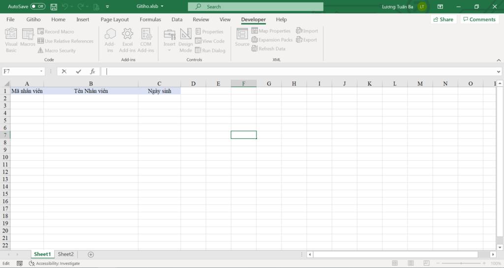 Hướng dẫn cách thêm dữ liệu vào một vùng và kiểm tra trùng lặp bằng VBA