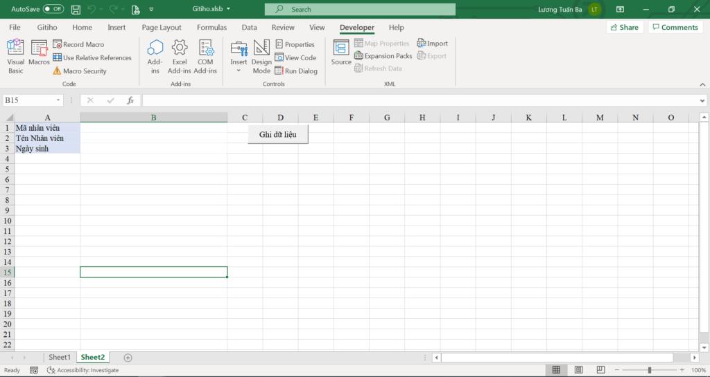 Hướng dẫn cách thêm dữ liệu vào một vùng và kiểm tra trùng lặp bằng VBA