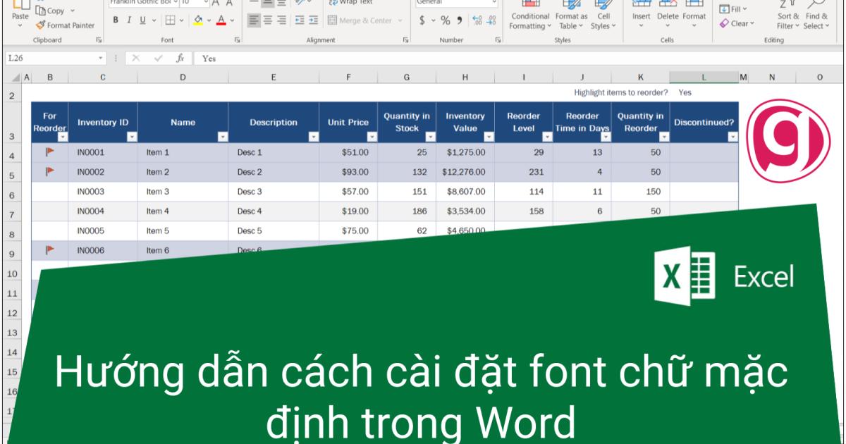 Hướng dẫn cách cài đặt font chữ mặc định trong Word đơn giản nhất