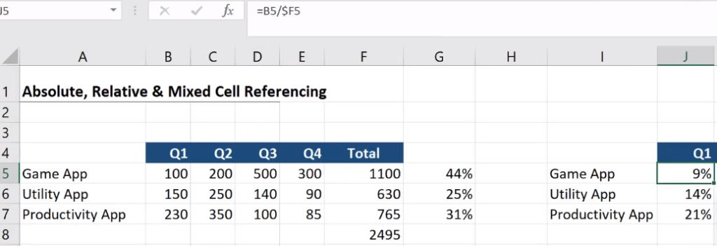 Hướng dẫn Excel cơ bản về cách sử dụng Tham chiếu - Phần 1