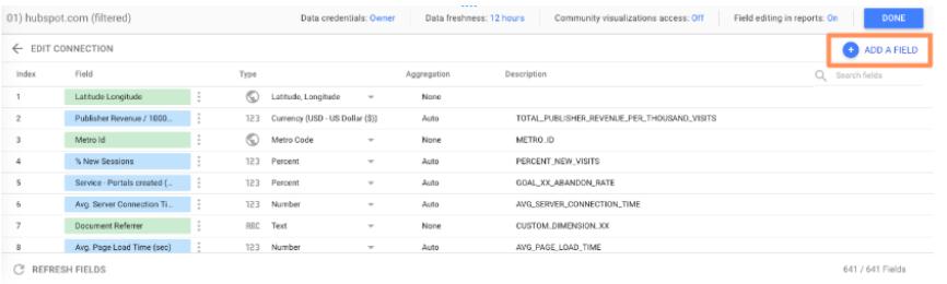 Hướng dẫn các thao tác nâng cao trong Google Data Studio - Phần 2