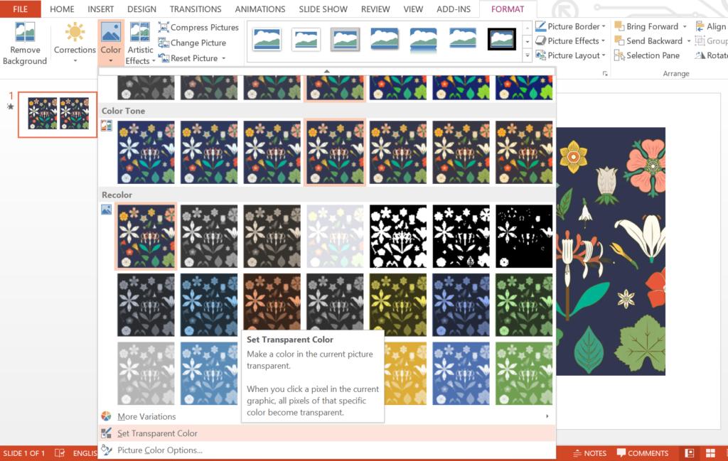 Hướng dẫn cách làm ảnh trong suốt (Picture Transparent) trong PowerPoint