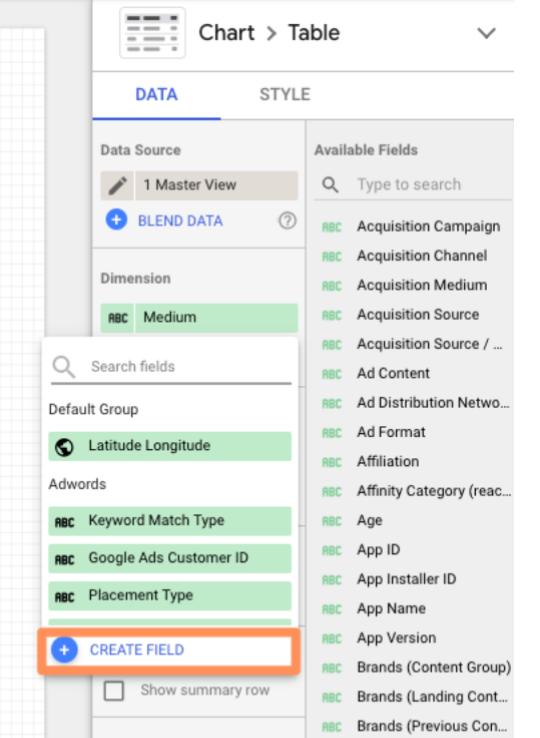 Hướng dẫn các thao tác nâng cao trong Google Data Studio - Phần 2