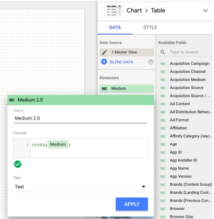 Hướng dẫn các thao tác nâng cao trong Google Data Studio - Phần 2