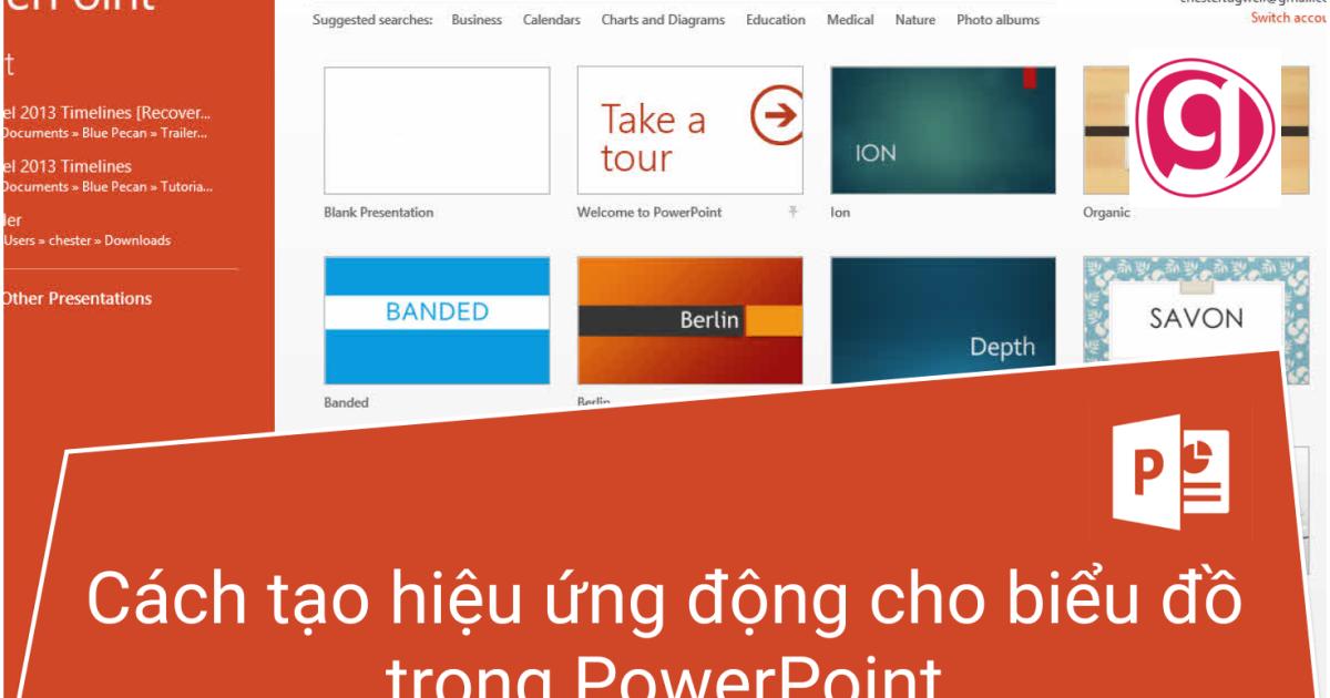Cách tạo hiệu ứng động cho biểu đồ trong PowerPoint