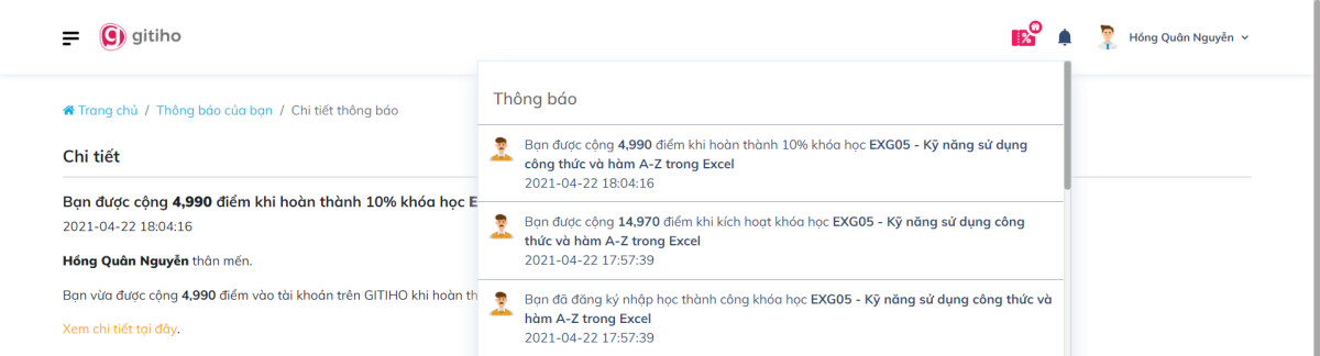 Hướng dẫn tích điểm và sử dụng Voucher trên Gitiho.com