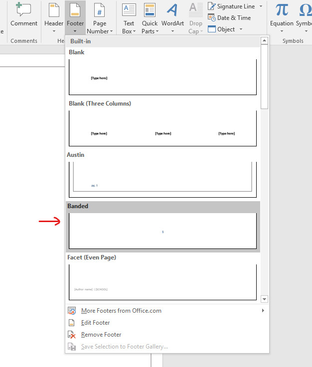 C ch t o header and footer trong word c c n gi n