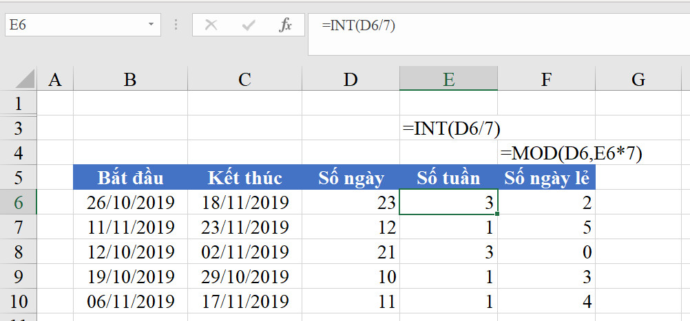 HƯỚNG DẪN CÁCH MỞ VBA TRONG EXCEL VÀ CÁCH TÍNH SỐ TUẦN GIỮA 2 MỐC THỜI GIAN