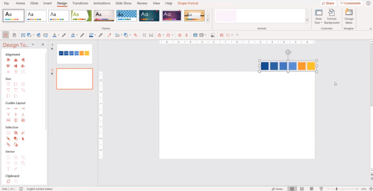 Cách chọn màu trong Powerpoint đúng và đồng nhất nhanh chóng