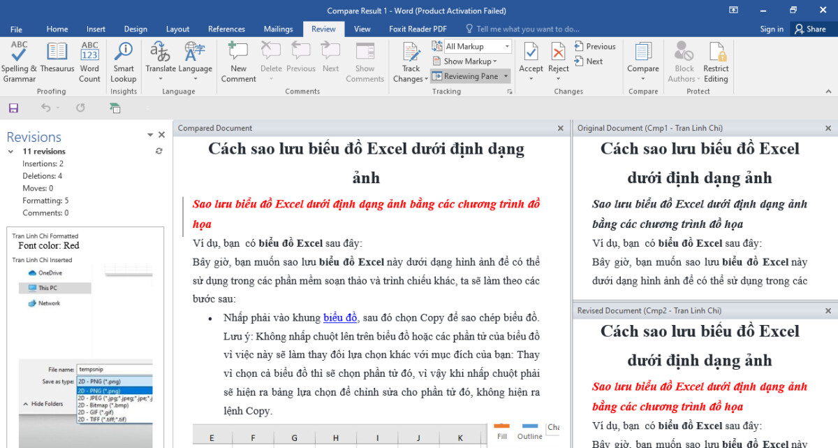 Hướng dẫn cách so sánh 2 file Word với chức năng Compare
