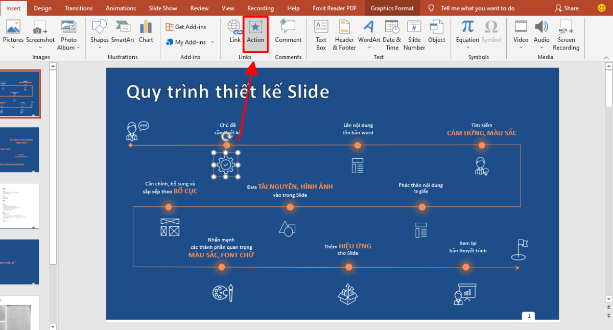 Cách tạo và sử dụng Action Button (nút hành động) trong PowerPoint