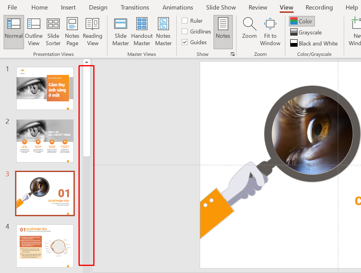 H ng d n 6 c ch hi n th slide trong powerpoint v i menu view