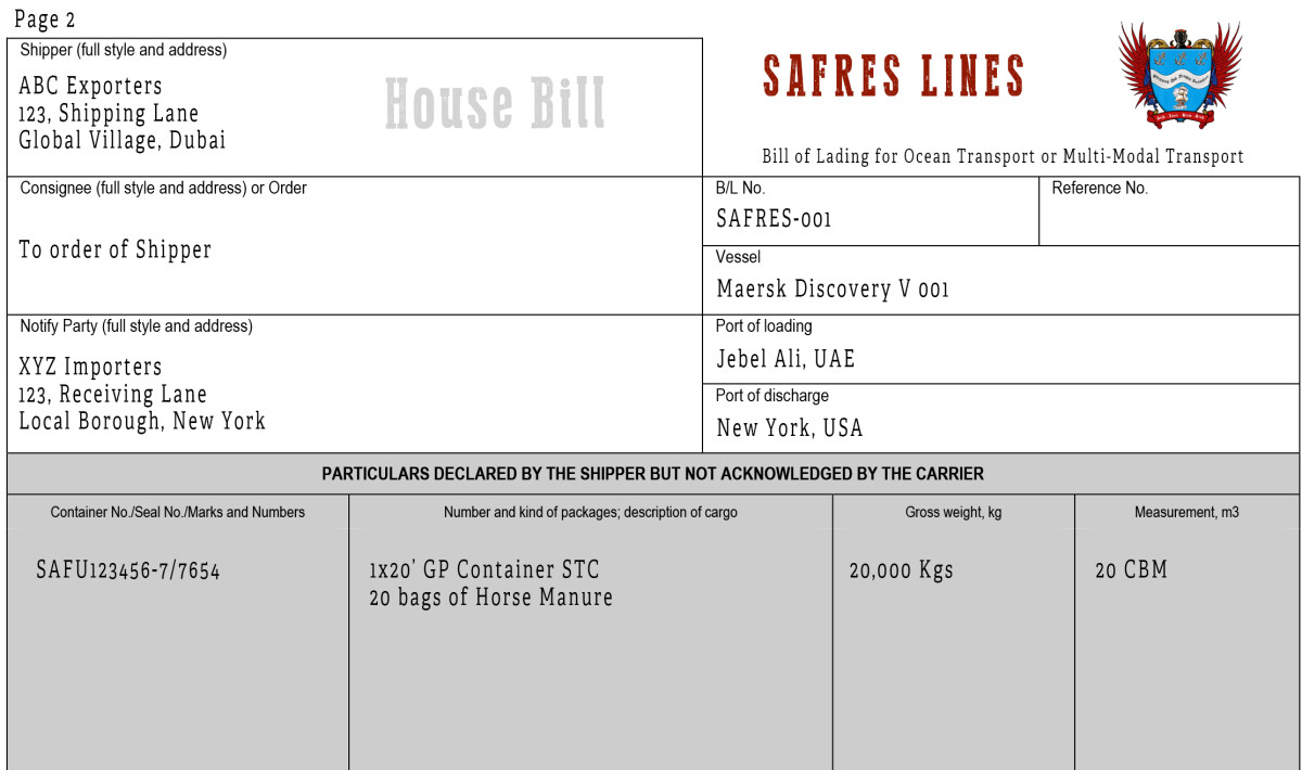 Tìm Hiểu Về Master Bill Of Lading (MBL) Và House Bill Of Lading (HBL)