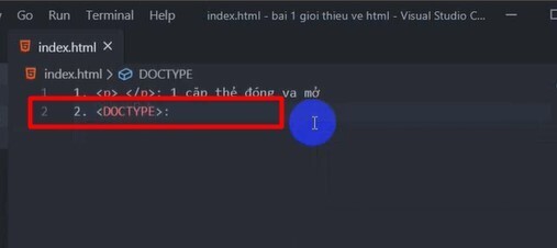 Cách tạo File HTML và chạy HTML trong Visual Studio Code