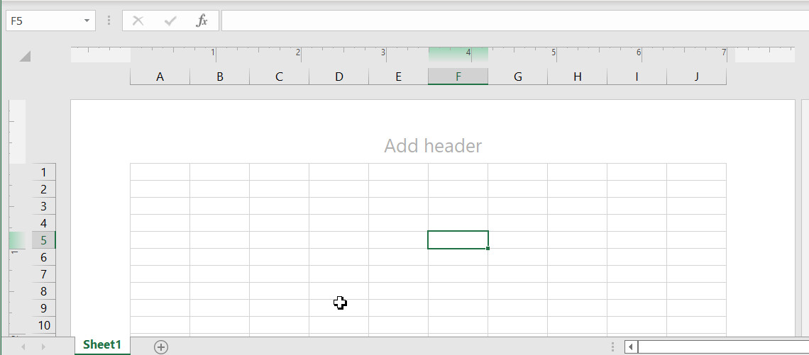 Hướng dẫn cách làm hiện thanh Ruler trong Excel bị ẩn