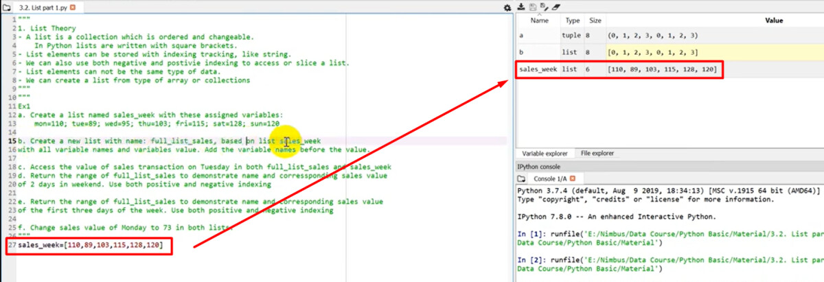 List trong Python là gì? Các thao tác cơ bản với List trong Python