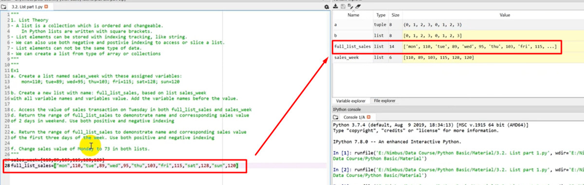 List trong Python là gì? Các thao tác cơ bản với List trong Python